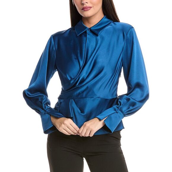 SIMKHAI Tops - Simkhai Womens  Valya Shirt, Blue